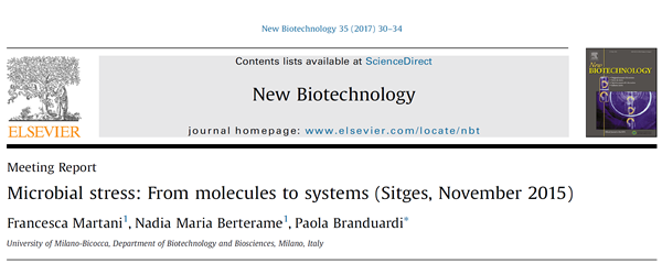 Microbialstress FrommoleculestosystemsSitges,November2015