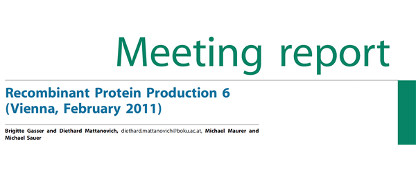 Recombinant Protein Production 6 Vienna Feb 2011