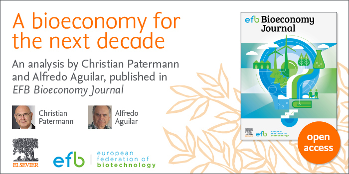 EFB Bioeconomy Journal - A bioeconomy for the next decade - Banner
