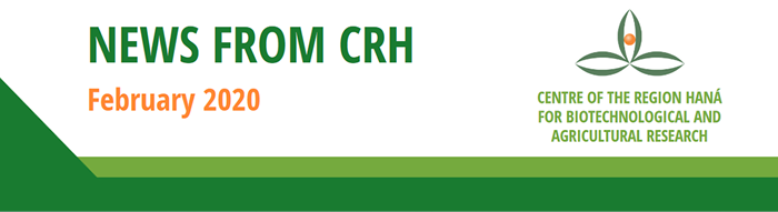 Centre of the Region Haná for Biotechnology and Agricultural Research - Newsletter Banner