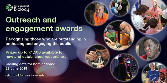 RSB Outreach and Engagement Award 2019  - banner