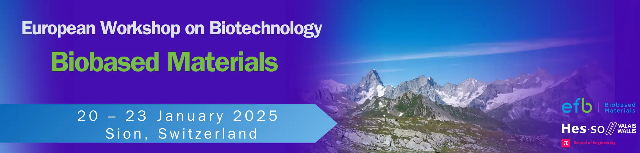 Banner: Biobased Materials workshop