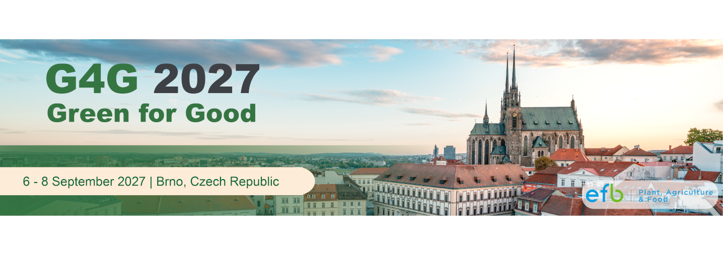 Green forGood G4G Brno Czech Republic 6 - 8 September 2027