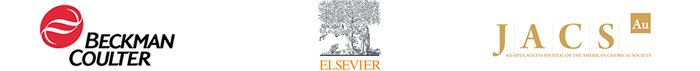 Beckman Coulter, Elsevier, JACS journal, m2p labs - Logos